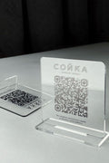 Custom Acrylic QR stand